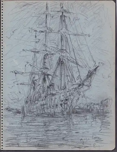 Le Presidente Sarmiento - 5. Sept. 1931 á Boulogne -  ARA Presidente Sarmiento / Fregatte fregate / frigate /