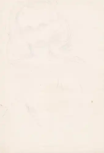 (Portrait eines Mädchens) - girl / fille / Skizze sketch / Zeichnung dessin drawing