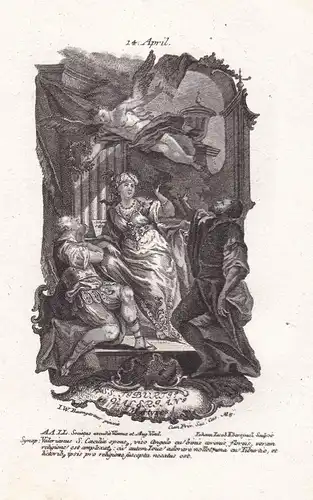 S Tiburtius et Valerianus Martyres - Heiliger Tiburtius von Rom und Heiliger Valerianus / Saint Saints / 14. A