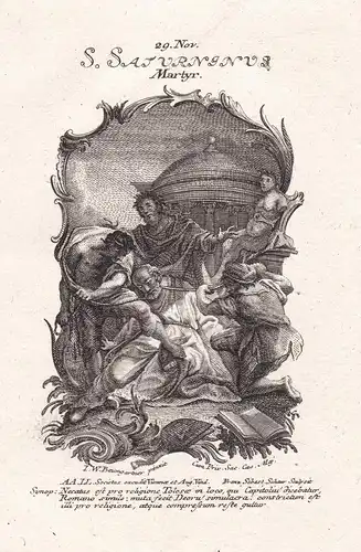 S. Saturninus - Saturninus / Saint Saturnin of Toulouse / martyr Märtyrer 29. November -  Heiliger Heiligenbil