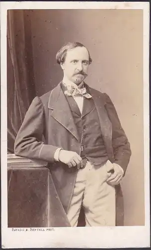 Ange de Blou (1828 - 1886) Comte de Blou / Portrait CDV Foto Photo vintage noblesse Adel