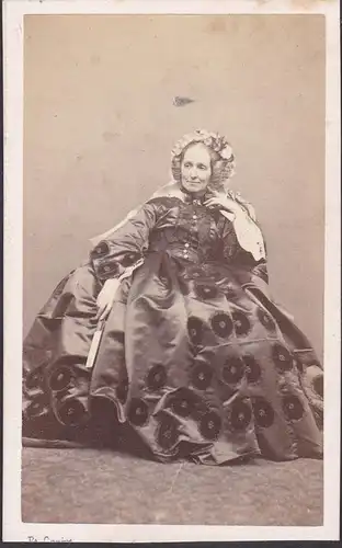 Comtesse de Bonteville / Portrait CDV Foto Photo vintage noblesse Adel