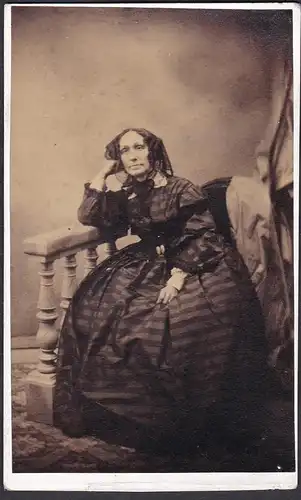 Comtesse de Dampierre / Portrait CDV Foto Photo vintage noblesse Adel