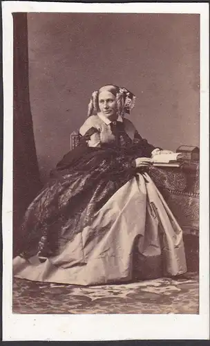 Louise Henriette G. de Forth-Rouan des Malets (1814 - 1893) Vicomtesse Terray de Vinde / Portrait CDV Foto Pho