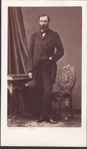 Louis Hippolyte Rene de Chabrillan Comte Rene de Chabrillan / Portrait CDV Foto Photo vintage noblesse Adel
