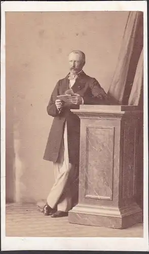 Patrice de Mac-Mahon (1808 - 1893) militaire, Duc de Magenta Gouverneur de l'Algerie / Portrait CDV Foto Photo
