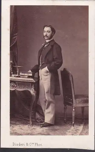 Robert Charles de Chastenet de Puysegur (1836-1908) Comte de Puysegur / Portrait CDV Foto Photo vintage nobles