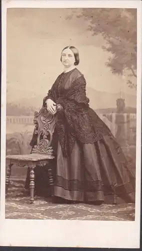 Louise de Tournon (1829 - 1899) Comtesse de Tournon / Portrait CDV Foto Photo vintage noblesse Adel