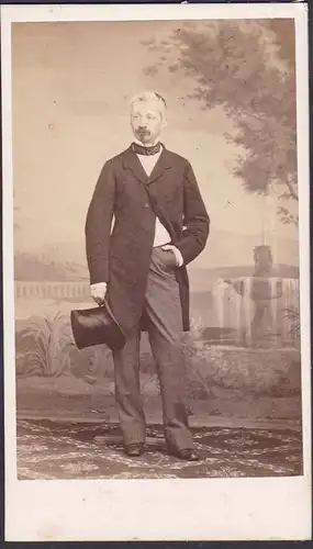 Phillipe Antoine Francois de Tournon-Simione (1820 - 1905) Comte de Touron / Portrait CDV Foto Photo vintage n