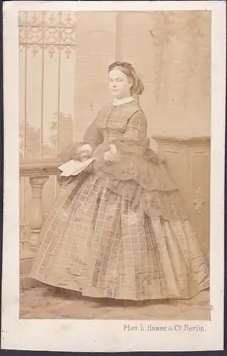 Elisabeth de Mac-Mahon (1834 - 1900) Epouse de Patrice de Mac-Mahon / Portrait CDV Foto Photo vintage noblesse