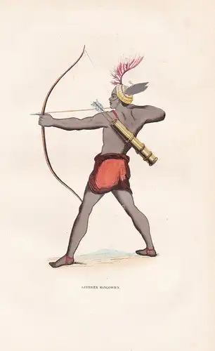 Guerrier Mangowien - African warrior / Afrika / Mango Togo / costumes Trachten