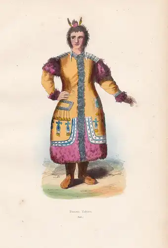 Femme Yakute (Asie) - Jakuten Sacha Yakuts Sakha Russia Russland costume Trachten costumes