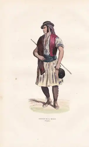 Habitant de la Murcie (Espagne) - Murcia Spanish man Spain Espana Spanien costume Trachten costumes