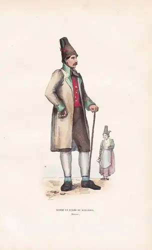 Homme et Femme du Schlirsee (Baviere) - Schliersee Bayern Bavaria costume Trachten costumes