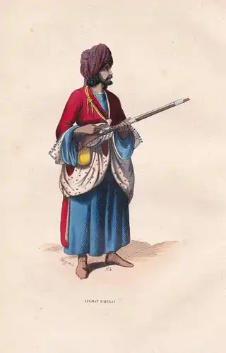 Afghan D'Hérat - Afghanistan / Afghan soldier / Soldat costume Trachten costumes