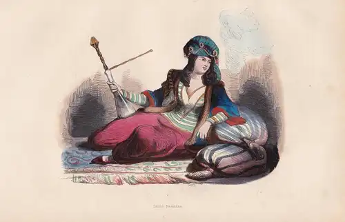 Dame Persanne - Persia Persien Persian woman lady Dame Iran Asia Asien costume Trachten costumes
