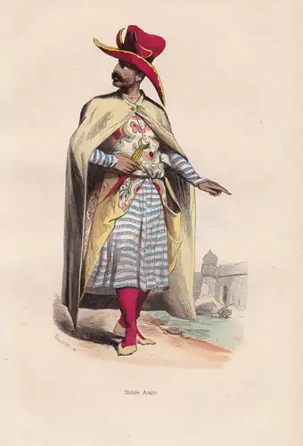 Noble Arabe - Arabia Arabian man Arabien costumes Trachten