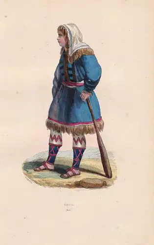 Kureck (Asie.) - Koryak indigenous people Russia Russland Russian Far East Asia Asien Asie costume Trachten co