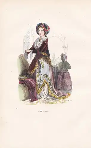 Dame Turque - Turkish woman / Turkish Lady / Türkische Frau / Dame / Türkei Turkey costumes Trachten