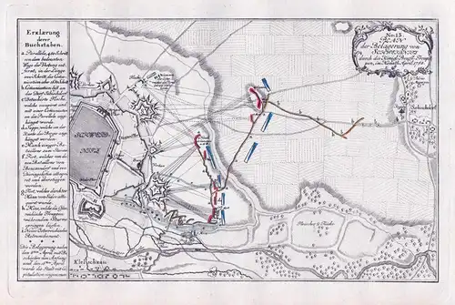No: 13 - Plan der Belagerung von Schweidnitz...1758. - Schweidnitz / Swidnica / Polska / Polen / Poland