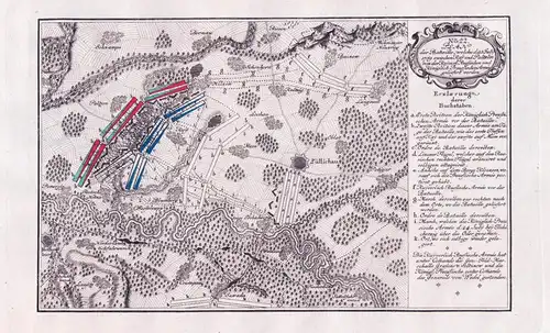 No: 22 - Plan der Bataille welche d. 23. July. 1759 zwischen Kay. und Paltzen von der Kayserl. Russischen und