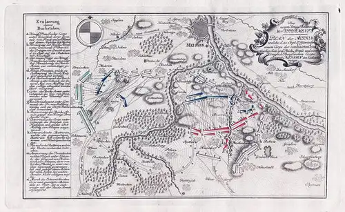 Plan der Action welche d: 21. Sept.: 1759 zwischen einem Corpse der combinirten Österreichischen...Meissen in