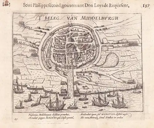 T' Beleg van Middelburgh - Middelburg / Zeeland / Beleg van 1574 / Holland / Nederland / Netherlands / Niederl