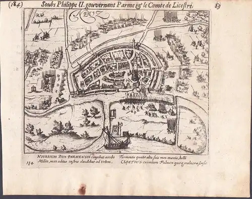 Neuz - Neuss Nordrhein-Westfalen / Zeigt die Belagerung von Neuss im Jahre 1586