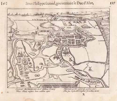 Alcmaer - Alkmaar / Noord-Holland / Nederland / Netherlands / Niederlande / Shows the siege of 1573