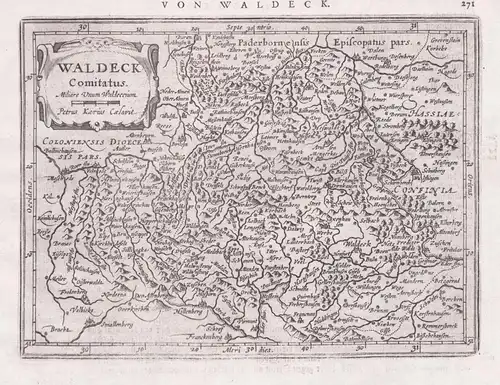 Waldeck Comitatus - Grafschaft Waldeck / Hessen