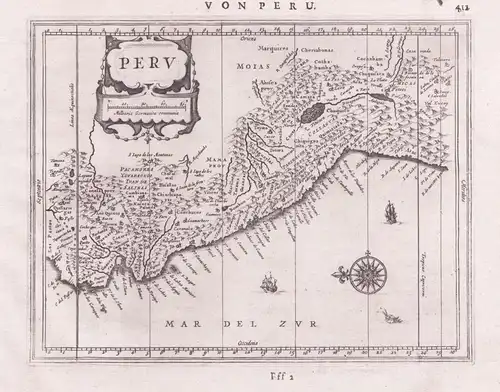 Peru - Peru South America Mercator map Karte