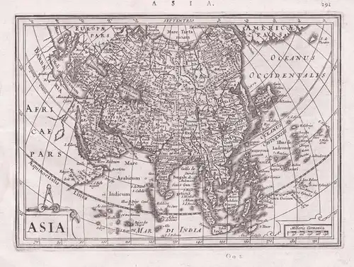 Asia. - Asia Asien Asie Kontinent continent China Japan Korea Philippines map Karte carte