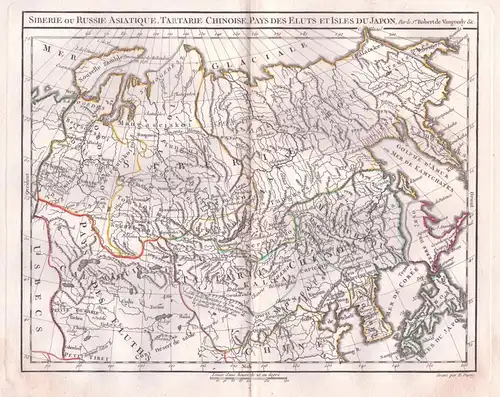 Siberie ou Russie Asiatique, Tartarie Chinoise, Pays des Eluts et Isles du Japon. - Russia Siberia China Korea