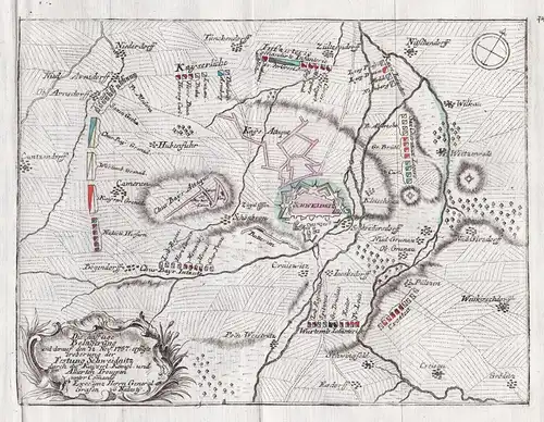 Die häfftige Belagerung und darauf den 12. Nov. 1757 erfolgte eroberung der Festung Schweidnitz ... unter Comm