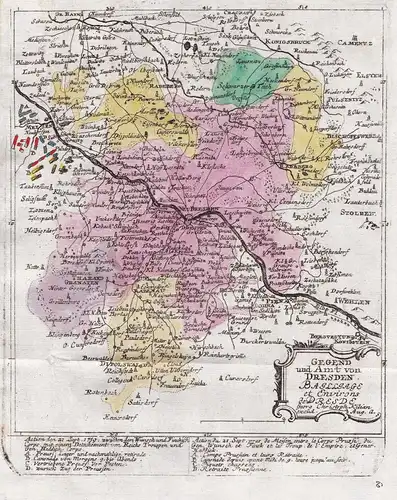 Gegend und Amt von Dresden - Dresden / Radeberg / Pirna / Meißen / Radebeul / Bischofswerda / Rabenau / Sachse