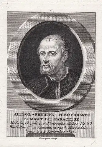 Aureol-Philippe-Theophraste Bombast Dit Paracelse - Paracelsus (1493-1541) alchemist physician philosopher doc