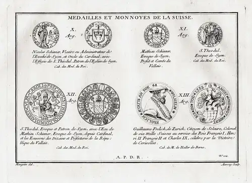 Medailles et monnoyes de la Suisse - Münzen coins medals / Numismatik numismatics / Schweiz Suisse