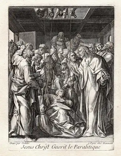 Jesus Christ Guerit le Paralitique - Healing the paralytic at Capernaum / Die Heilung eines Gelähmten / Miracl