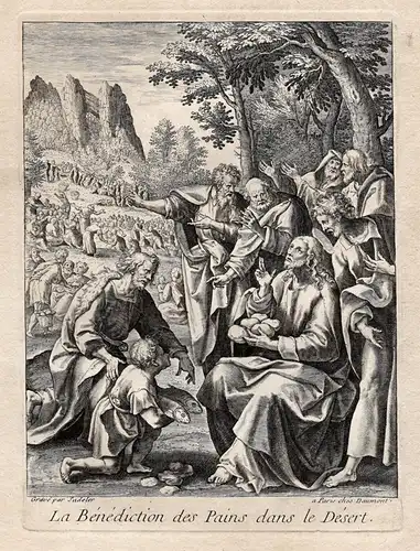 La Benediction des Pains dans le Desert - Blessing of the bread loaves / Wundersame Brotvermehrung / Miracles