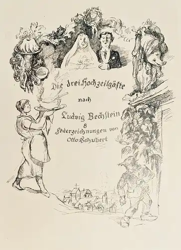 Die drei Hochzeitgäste nach Ludwig Bechstein - Märchen / Titel / fairytale / Märchenbuch / title
