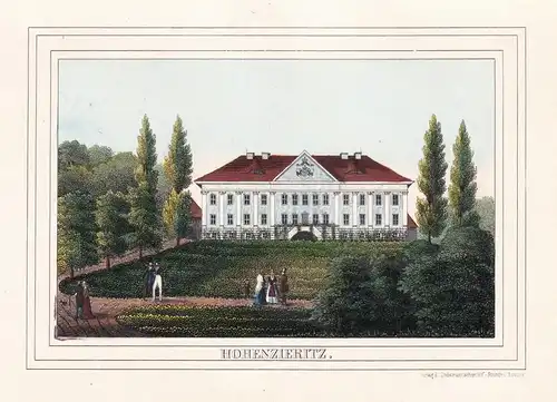 Hohenzieritz - Schloss Hohenzieritz Mecklenburg-Vorpommern (Aus: Meklenburg in Bildern)