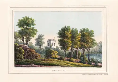 Prillwitz - Jagdschloss Prillwitz Gutshaus Hohenzieritz Mecklenburg-Vorpommern (Aus: Meklenburg in Bildern)