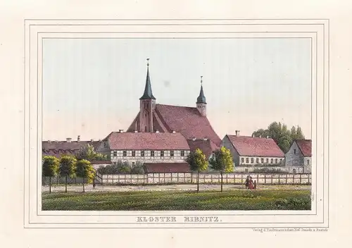 Kloster Ribnitz - Kloster Ribnitz Damgarten Mecklenburg-Vorpommern (Aus: Meklenburg in Bildern)