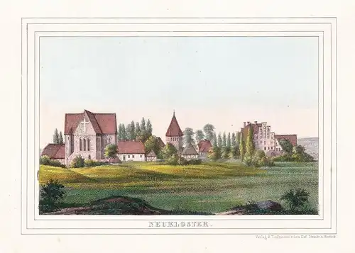 Neukloster - Neukloster Gesamtansicht Mecklenburg-Vorpommern (Aus: Meklenburg in Bildern)
