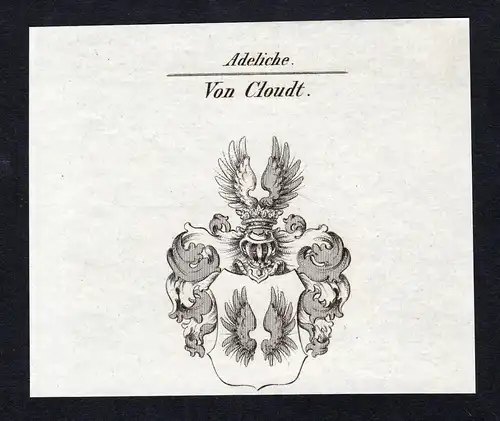 Von Cloudt - Reinhard Pelden Cloudt Wappen Adel coat of arms heraldry Heraldik