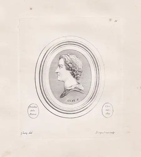 (Bas relief of the head of the duchess of Mirepoix) - Anne-Marguerite-Gabrielle de Beauvau-Craon, duchesse de