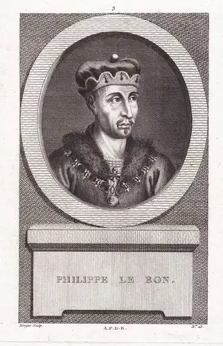 Philippe le Bon - Philippe le Bon (1396-1467) Philip the Good Duke of Burgundy Burgund Bourgogne Portrait
