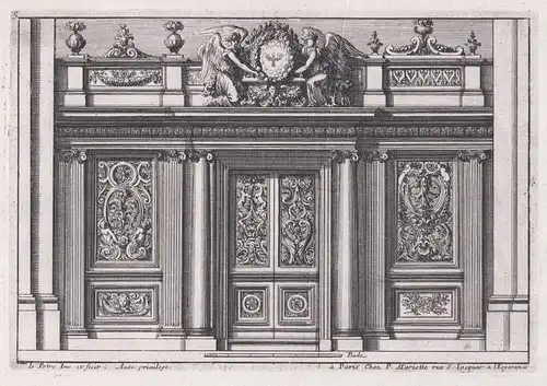 Series of Baroque ornamental interior designs / Barock / Architektur architecture