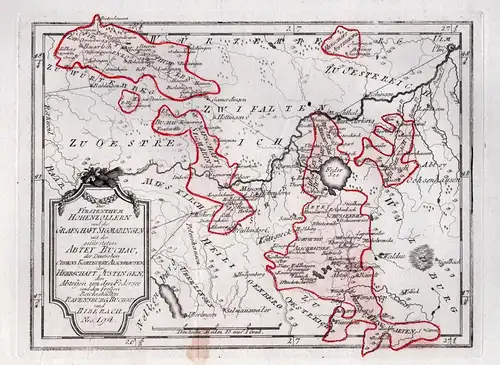 Das Fürstenthum Hohenzollern und die Grafschaft Sigmaringen mit der gefürsteten Abtey Buchau, der Deutschen Or