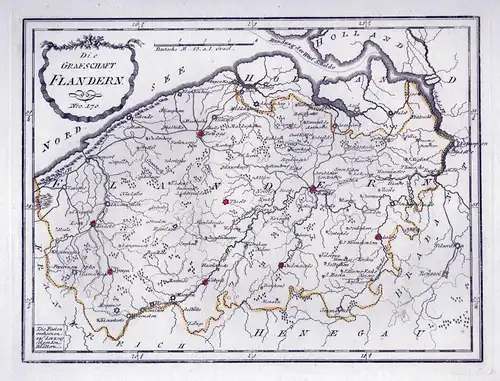 Die Grafschaft Flandern Nro. 170 - Flandern Vlaanderen Flanders Aalst Brugge Bruges Oudenaarde Kortrijk Belgiu